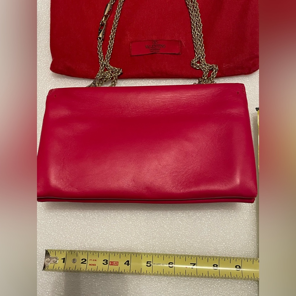 Valentino Garavani Va-Va-Voom RED Shoulder Bag / Clutch, NWT,100% AUTHENTIC! - Picture 3 of 14